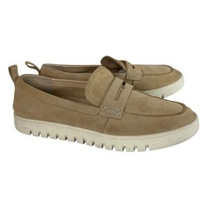 Vionic Tan Suede Loafers